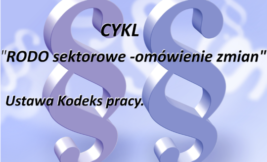 Zmiany w Kodeksie pracy.