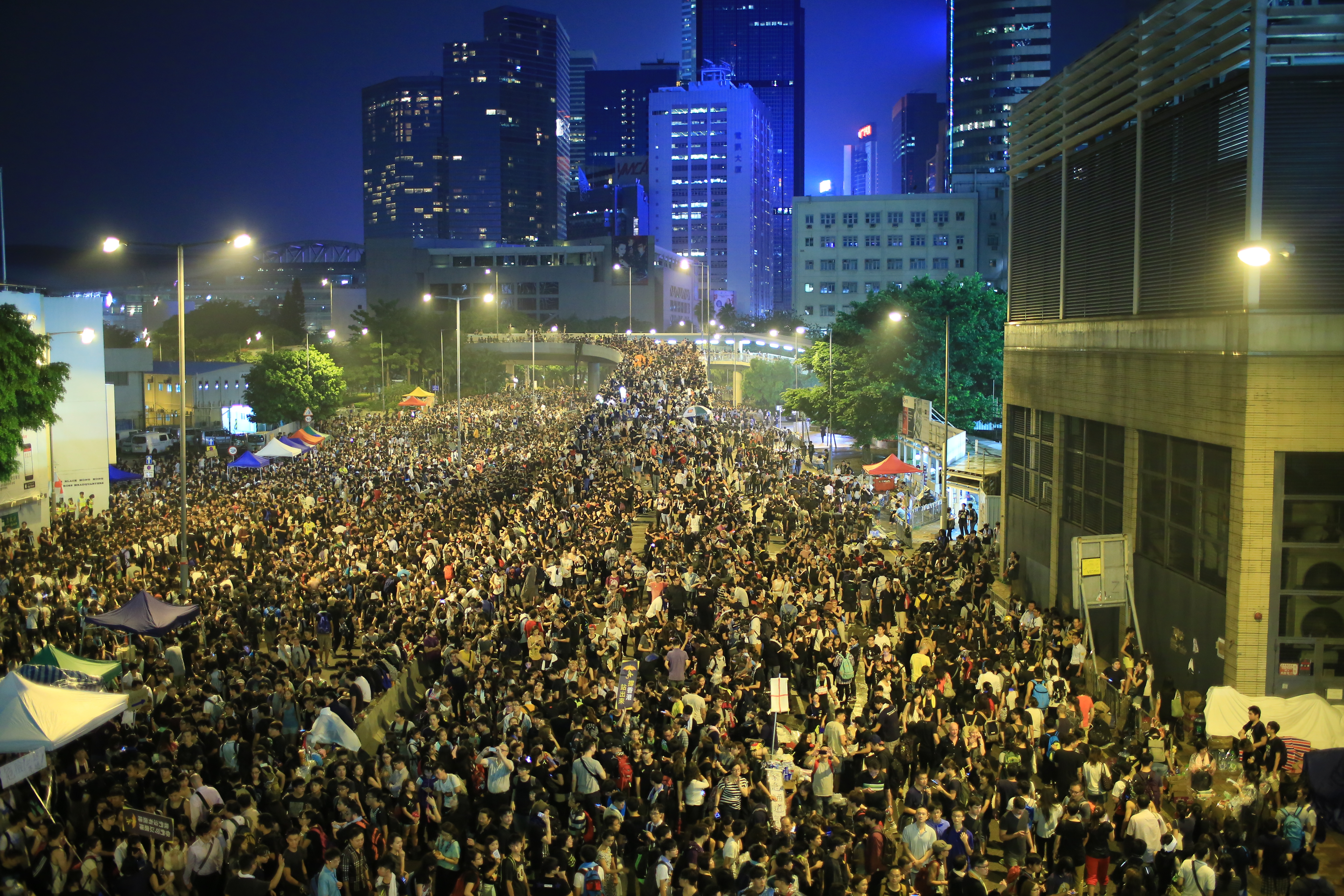 Demonstracje w Hongkongu