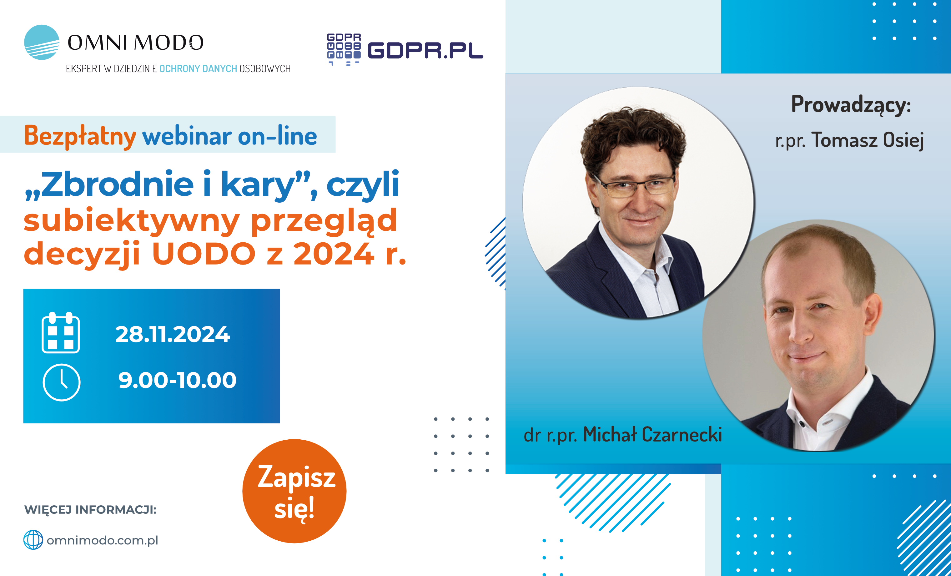 przeglad decyzji UODO - webinar