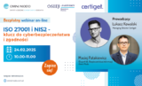 Zapisz się webinar: „ISO 27001 i NIS2 – klucz do cyberbezpieczeństwa i zgodności”