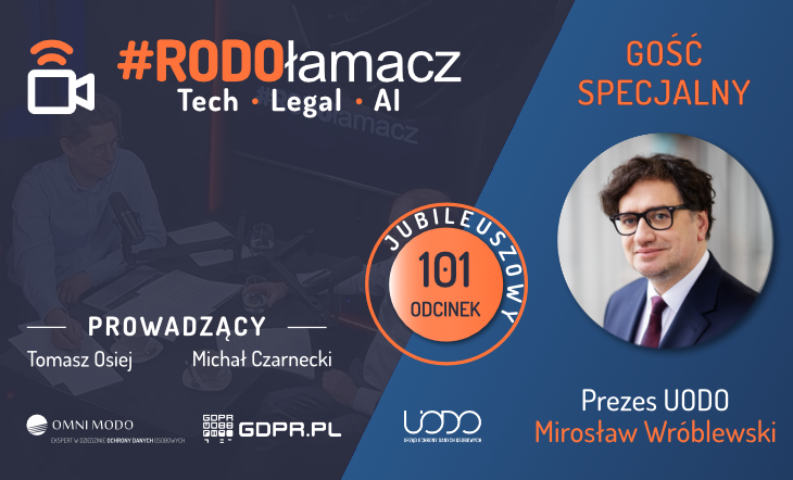 Wywiad z prezesem UODO Mirosławem Wróblewskim- część II