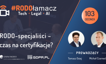 RODO-specjaliści – czas na certyfikacje?